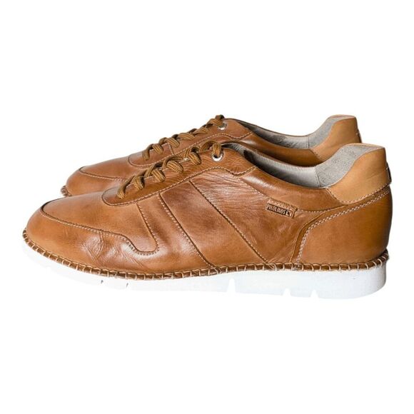 PIKOLINOS Brown Leather Sneaker Size 45 - Picture 2 of 9